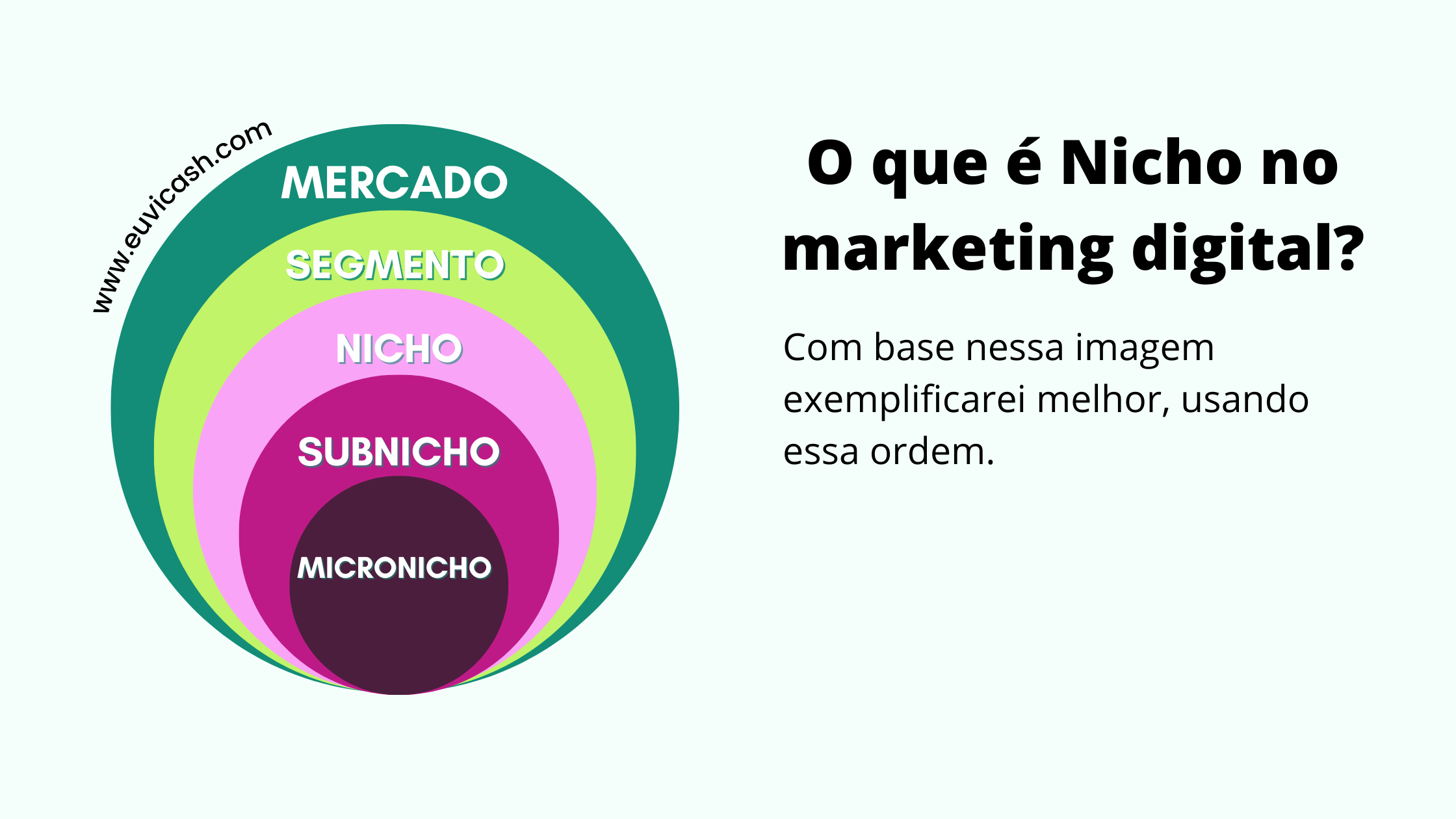 O Que é Nicho No Marketing Digital 3 Dicas Para Definir O Seu Eu Vi Cash